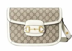 Сумка Gucci 1955 Horsebit белый