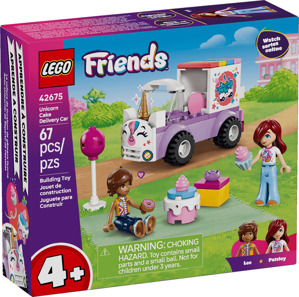 Конструктор LEGO Friends 42675 Unicorn Cake Delivery Car