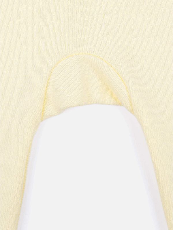 Ползунки с открытой ножкой и рюшей 