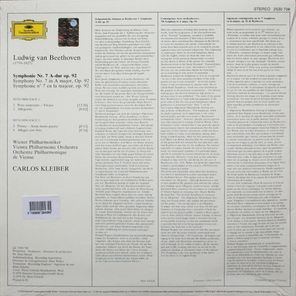 Carlos Kleiber, Wiener Philharmoniker / Beethoven: Symphonie Nr. 7 (LP)