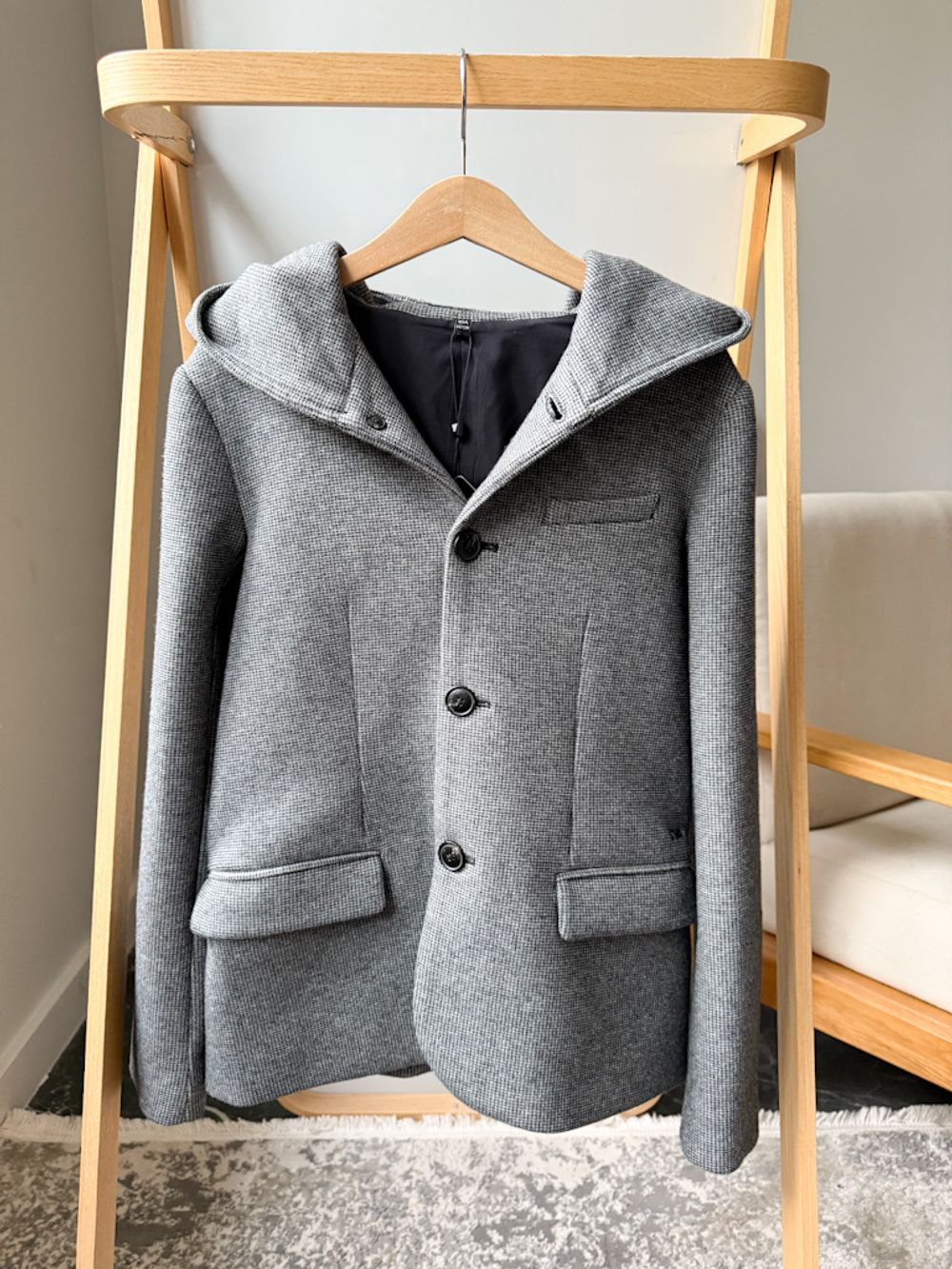 Новое хлопковое пальто Emporio Armani, 140