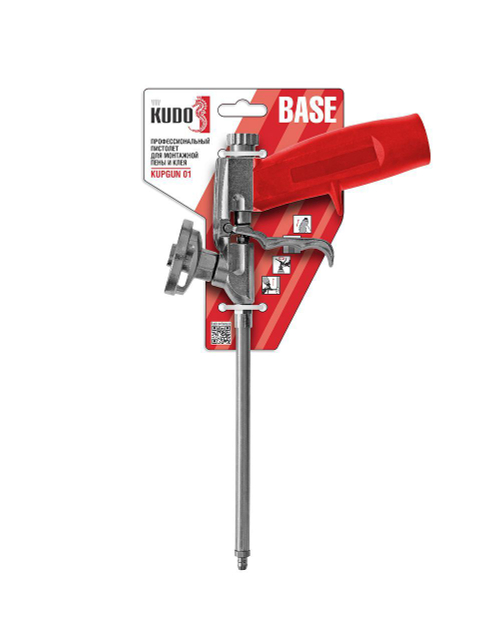 Профессиональный пистолет для монтажной пены и клея KUDO BASE новинка!