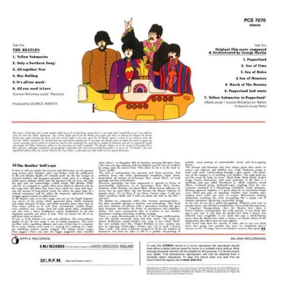 THE BEATLES YELLOW SUBMARINE