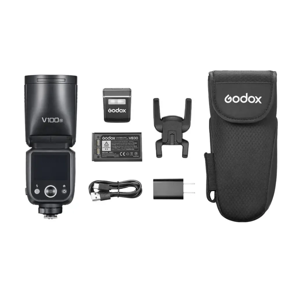 Вспышка накамерная Godox V100S TTL с круглой головкой для Sony