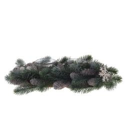 GAEM Подсвечник "Новогодняя композиция", L34 W16 H8 см