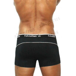 Мужские трусы хипсы черные Calvin Klein Boxer Black
