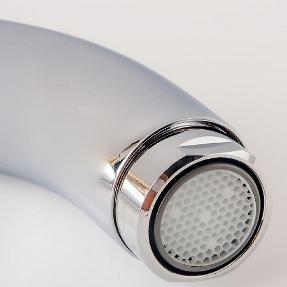 Смеситель для раковины настенный Kludi Bozz 382440576  хром, излив 180 мм, внешняя часть