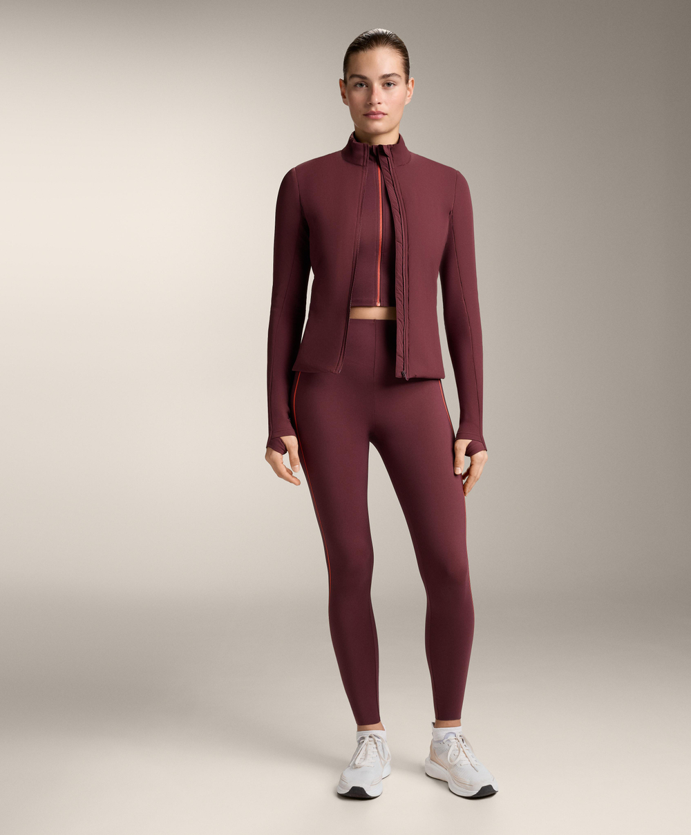 Oysho Техническая куртка FELLEX® Volcanic, бордовый