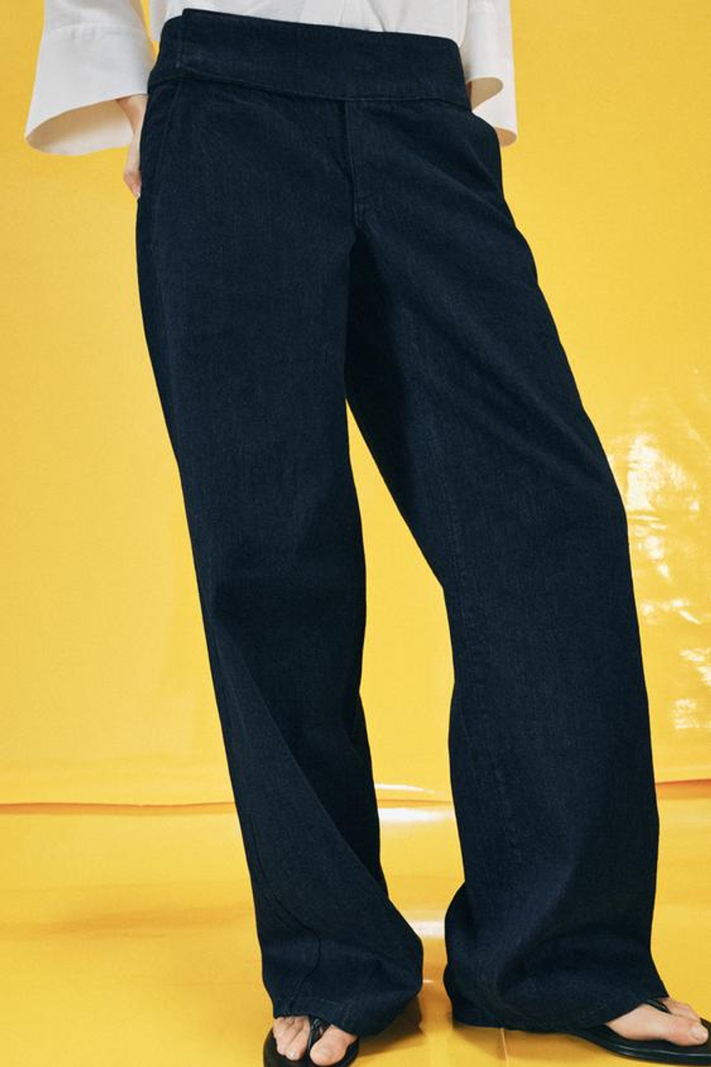 ZARA ДЖИНСЫ Z1975 WIDE-LEG С НИЗКОЙ ПОСАДКОЙ, СИНИЙ