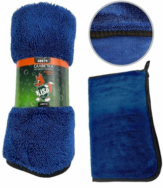 Салфетка микрофибра "Li-Sa" ( 1шт) 40х60см 48879 (LS0113) для сушки и полировки
