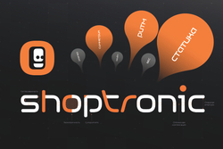 Шрифт Shoptronic SP