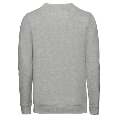 Мужская кофта теннисная BIDI BADU Chaka Basic Crew Sweatshirt Men - Lightgrey, White