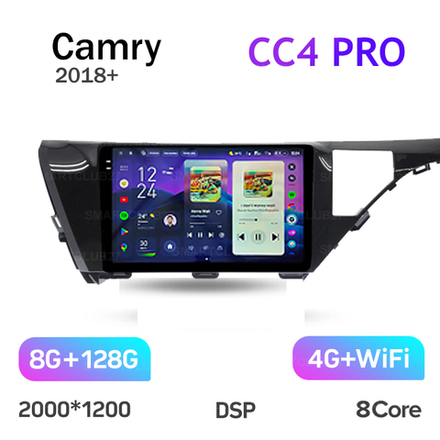 Teyes CC4 Pro 10,2" для Toyota Camry 2018+