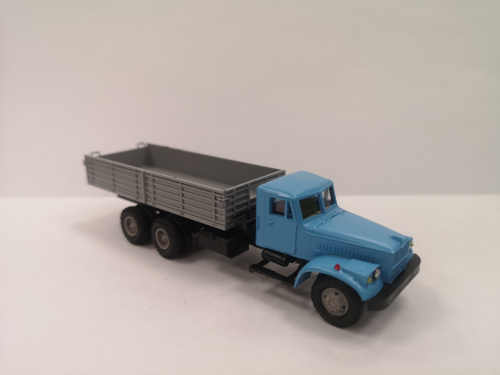 КРАЗ 219 длинный металлический кузов, гражд. H0 1:87