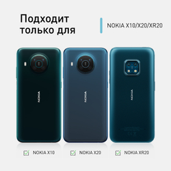 Защитное стекло ROSCO для Nokia X20;Nokia X10;Nokia XR20 оптом (арт. NK-X20-FSP-GLASS-BLACK)