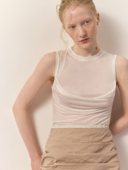 Топ со складкой