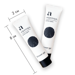 Гель для душа Aquatique (200 шт.) в мини-формате 30 мл