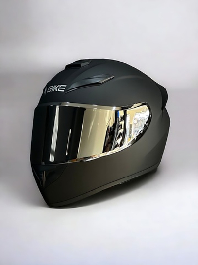Мотошлем GIKE с зеркальным визором
