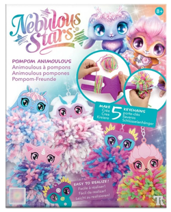 Набор для творчества Nebulous Star серия Paloma для создания поделок с цветными помпонами