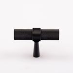 Ручка-кнопка Evora Black T