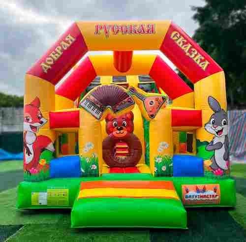 Коммерческий надувной батут «Добрая русская сказка 5», 8*4*5 м
