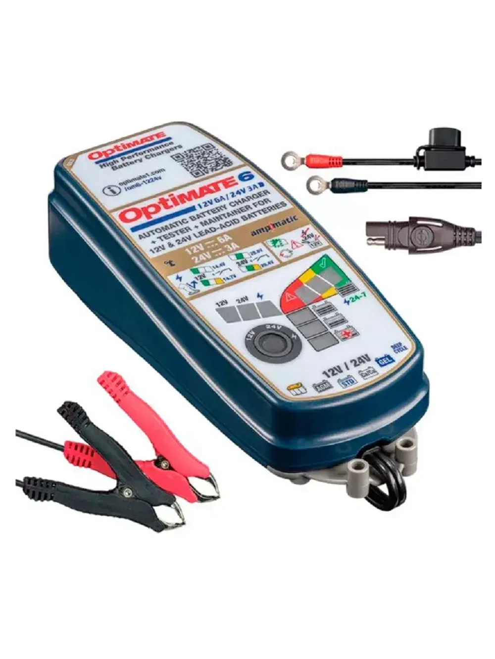Зарядное устройство OptiMate 6 Select Gold 12/24V