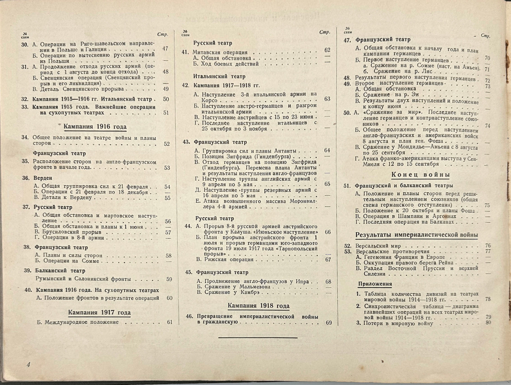 Де-Лазари А. Н. Мировая империалистическая война 1914-1918 гг. Пояснения к атласу схем. 1934