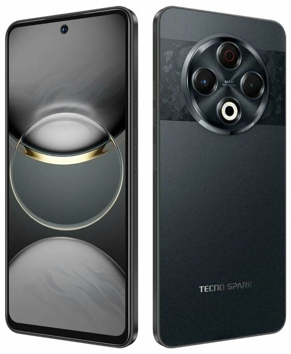 Смартфон TECNO SPARK 30 8 ГБ/256 ГБ черный