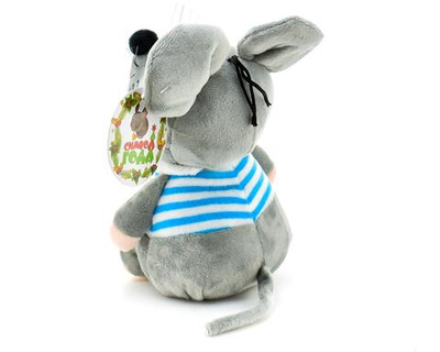 Мягкая игрушка муз. Мышь 18см, пакет