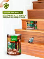 Масло для дерева 3 л цвет Палисандр FARBITEX ПРОФИ WOOD, масло для террас и мебели с воском, для наружных работ