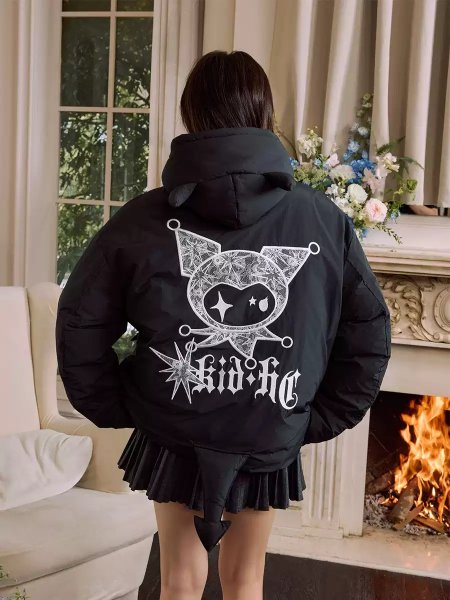 Куртка HARSHandCRUEL x SANRIO "Kuromi" Devil Horns Jacket