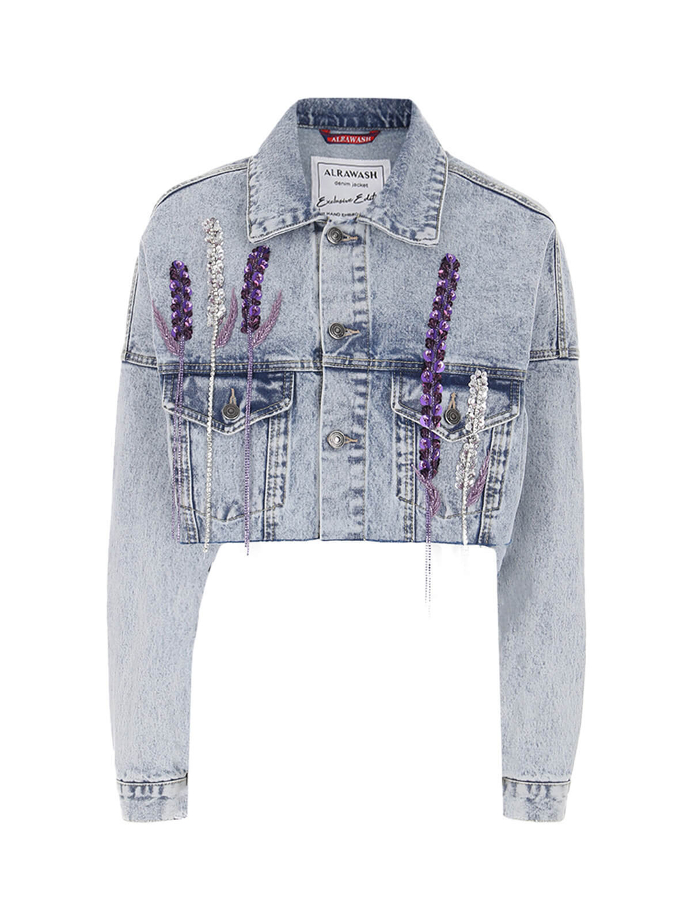 Жакет джинсовый blue crop LAVENDER