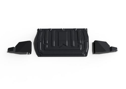 Защита картера, КПП и пыльников Rival для Chery Tiggo 4 I поколение рестайлинг FWD 2019-н.в./4 Pro FWD 2022-н.в./7 FWD 2018-2020/7 Pro FWD 2020-н.в./7 Pro Max FWD 2022-н.в./8 FWD 2020-2022/8 Pro FWD 2021-н.в./8 Pro Max FWD 2022-н.в./Omoda C5 FWD 2022-н.в./Exeed LX FWD, 4WD 2019-н.в., сталь 1.5 мм, с крепежом, штампованная, 111.0922.2