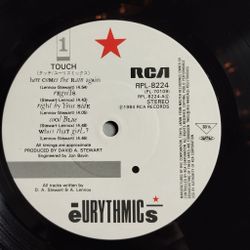 Винтажная виниловая пластинка LP Eurythmics Touch (Japan 1984) (Obi)