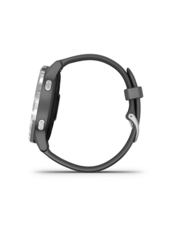 Garmin Vivoactive 4 серые с серебристым безелем мультиспортивные часы (010-02174-03)
