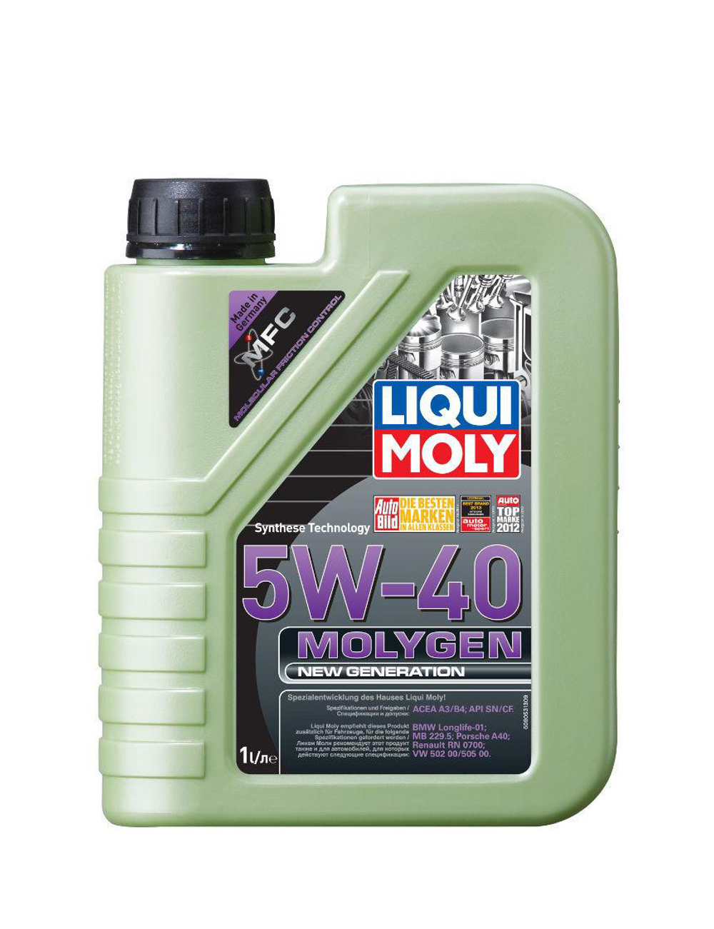 Масло Liqui Moly Molygen New Generation 5W40 (1 л) НС-синтетика