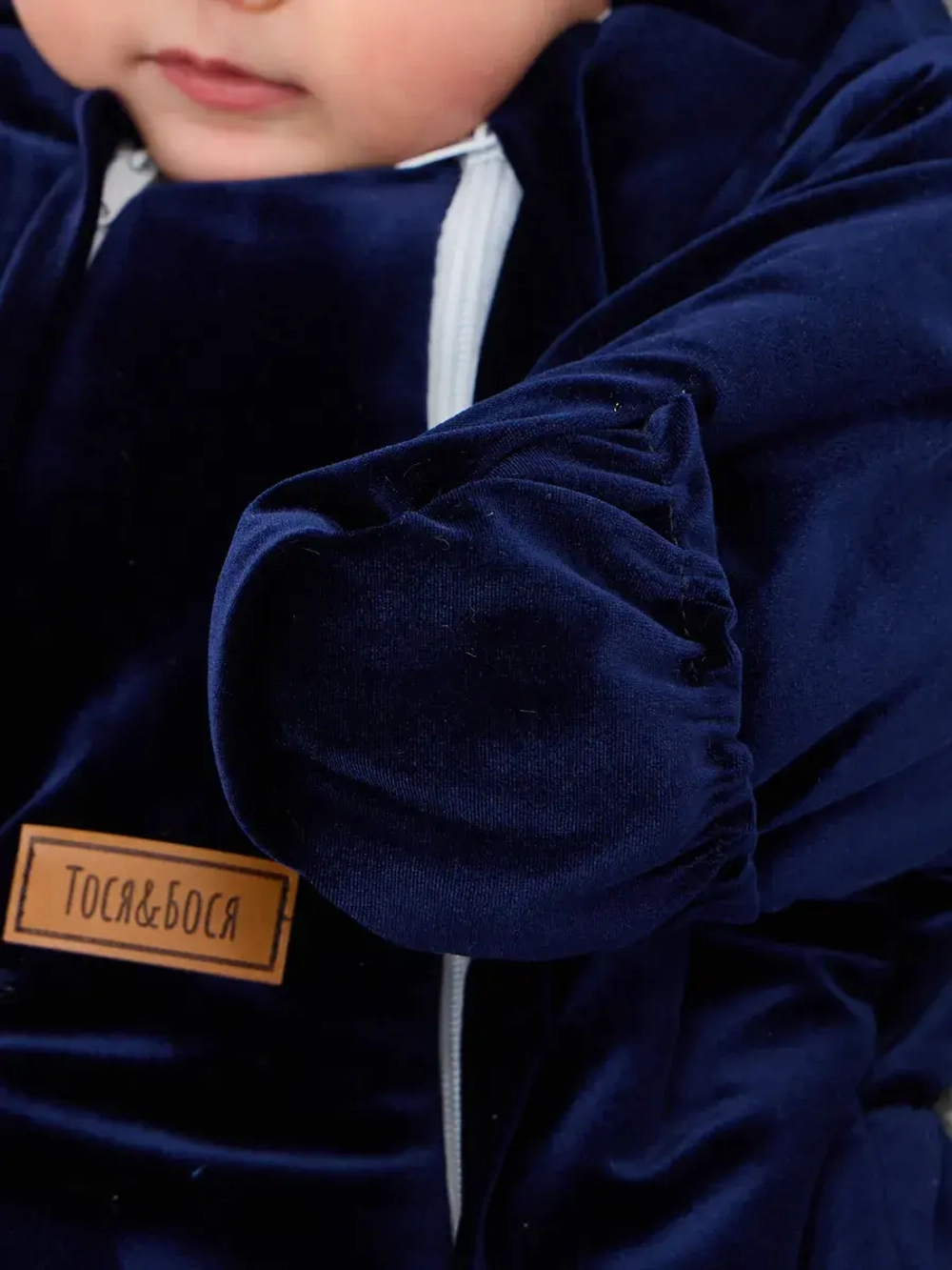 Конверт на выписку новорождённому зимний