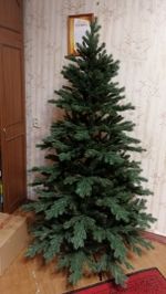 Ель искусственная «Графская Стройная» (Литая+пвх) 240 см / 2.4 м