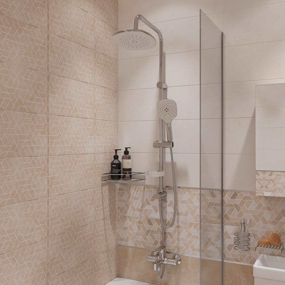 Полка для душа DIWO Смоленск П16145 угловая, подвесная, глянцевый хром