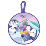 Ледянка мягкая диаметр 450 мм с пингвинятами