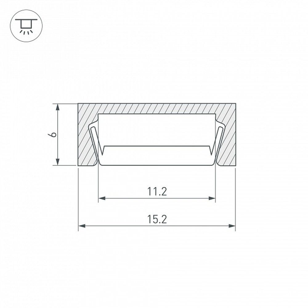 Короб накладной Arlight MIC 29024