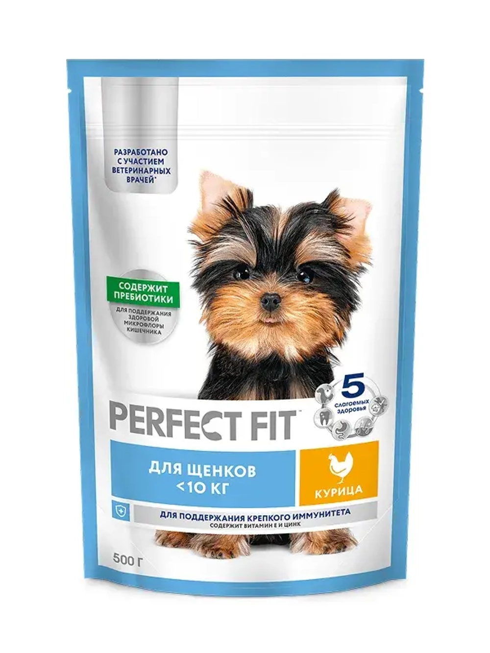 Perfect Fit для щенков мелких и миниатюрных пород с курицей 500 г