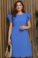 Платье Неповторимый шарм (голубое) П13235-19М LT Collection