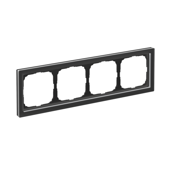 Рамка 4-м ArtGallery Pure матов. органич. стекло черн. SE GAL331004