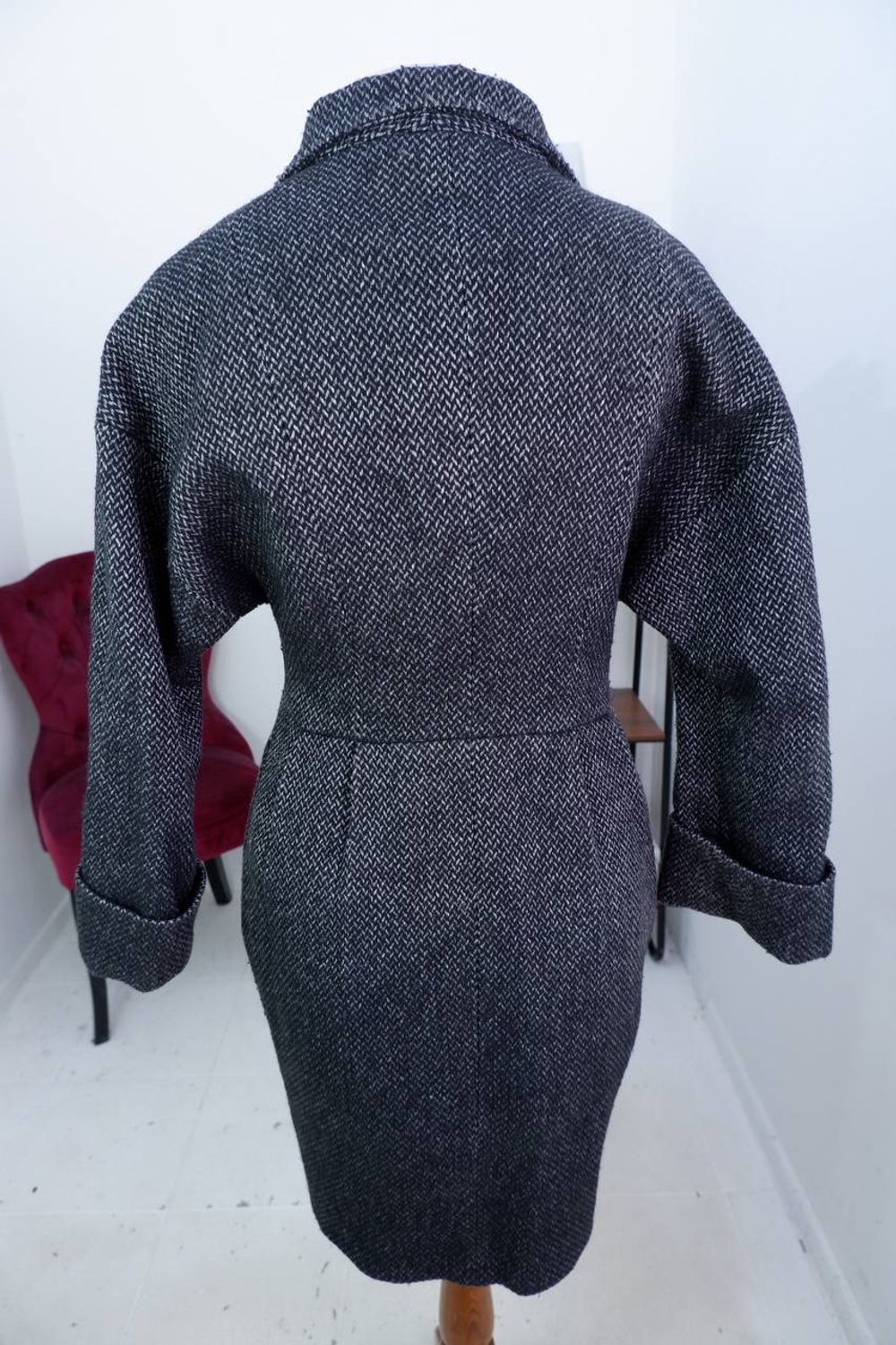 Пальто Bella Collection теплое, визуально на 44 размер