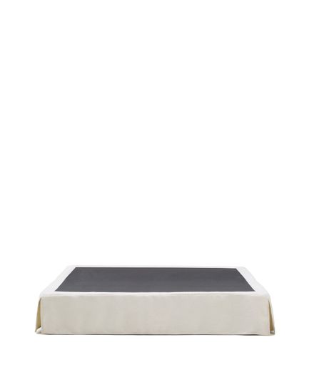 Основание кровати Jaira со съемным чехлом из белого шенилла для матраса 180 х 200 см