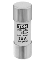 Плавкая вставка ПВЦ-В2 22х58 50А TDM SQ0729-0033