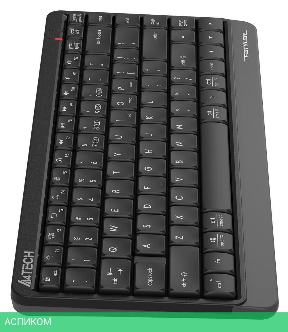 Клавиатура A4Tech Fstyler черный/серый (FBK11)