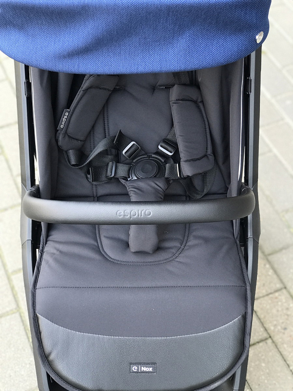 Детская прогулочная коляска Espiro Nox Серый (Silver Moon 27/2022)