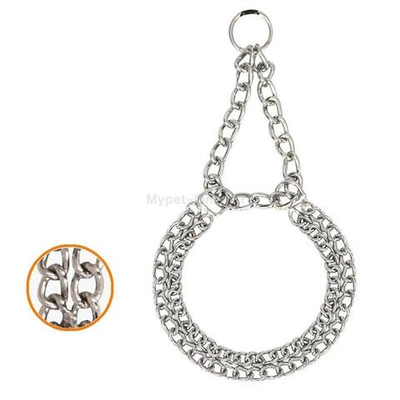 Ошейник-цепь двухрядный, 2*450мм, Triol